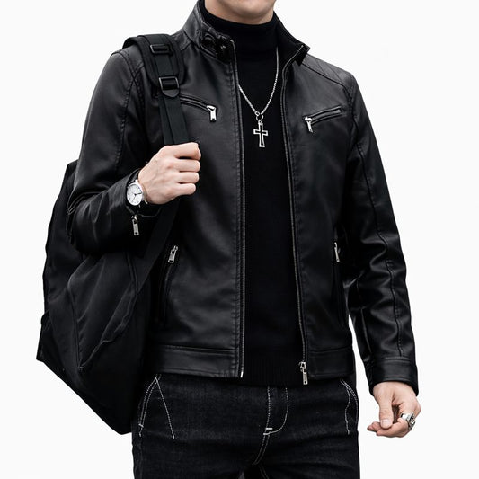 Essential Faux Leather Jacket